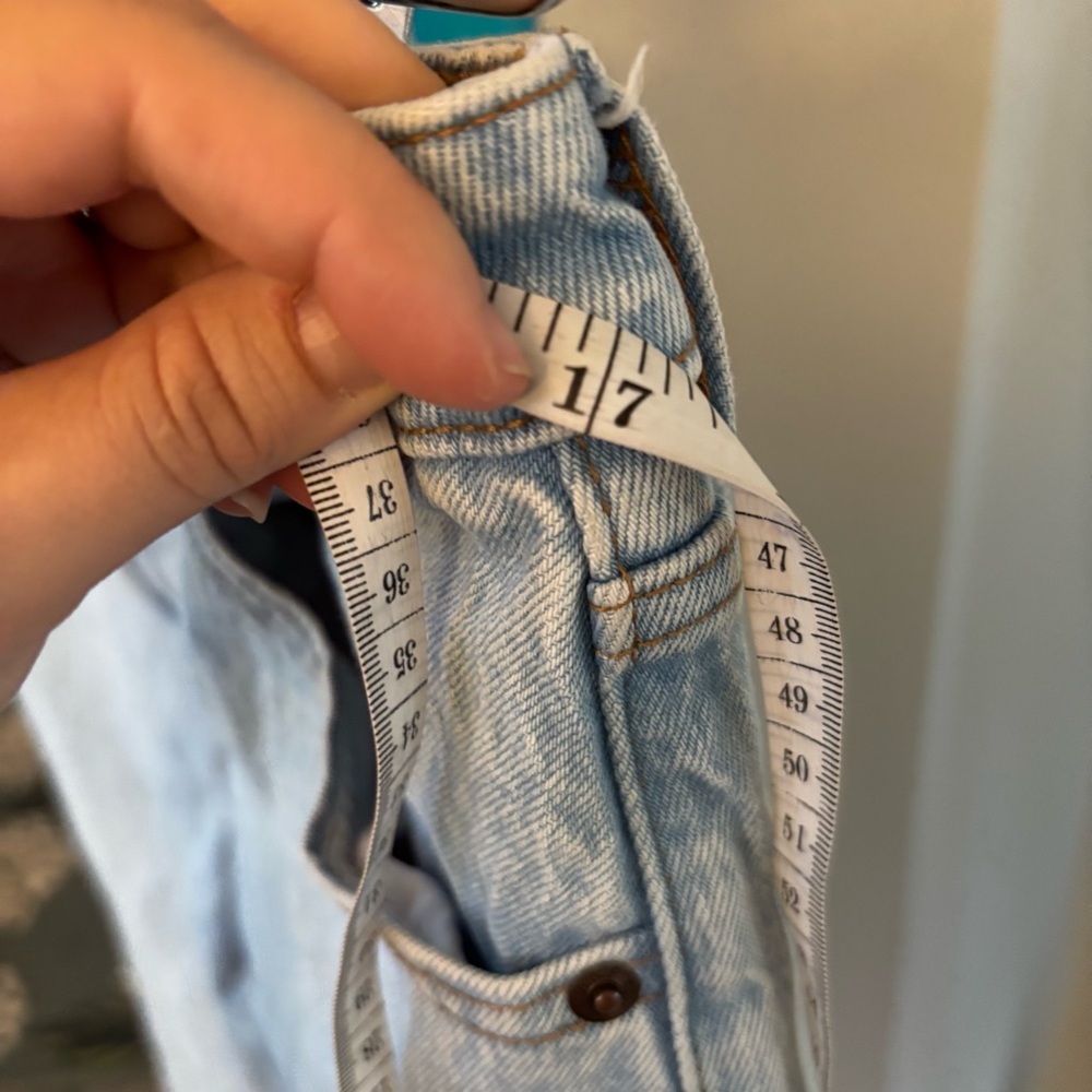 Abercrombie & Fitch curve love vintage straight Light Denim Jeans - Picture 6 of 7